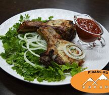 Шашлык на ребре с лавашем