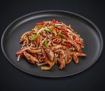 Лапша удон с курицей