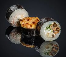 С мидиями и снежным крабом