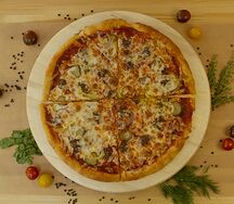 Пицца восточный стиль