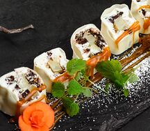 Сладкий шоколадный ролл