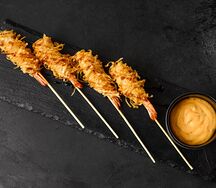 Креветки в стружке