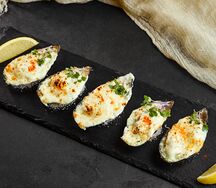 Мидии в сливочном соусе