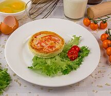 Омлет с томатами