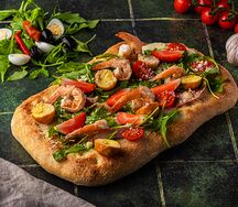 Pizza mortadella al marinara