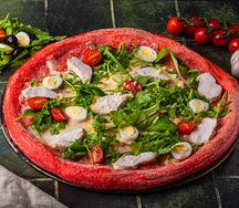 Pizza caesar с курицей