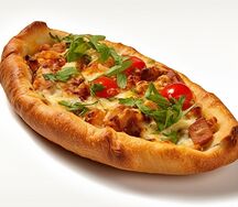 С курицей и томатами