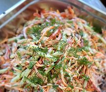 Салат с копченой грудкой