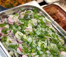 Редис с огурцом