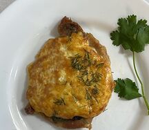 Свинина с грибами по-французски