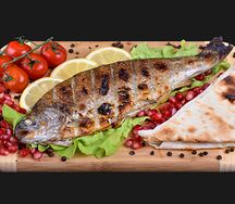 Форель на углях