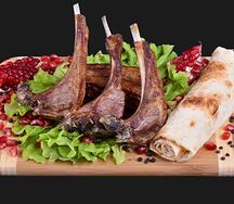 Шашлык из каре баранины