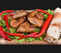 Острый Шашлык из куриных крылышек