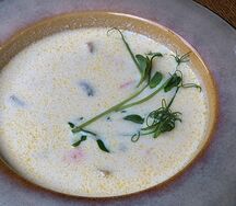 Сливочный рыбный суп