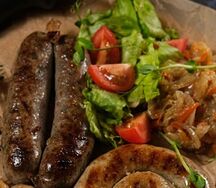 Австрийская колбаска на гриле