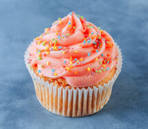 Капкейк Клубничный