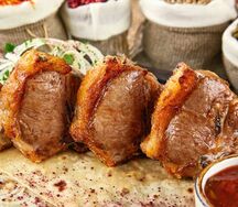 Шашлык из бараньей спинки