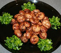 Грибы на углях