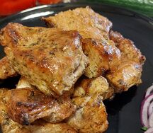 Шашлык из cвинoй вырезки