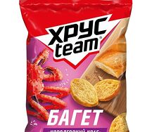 Воздушные сухарики Хрус team Королевский краб