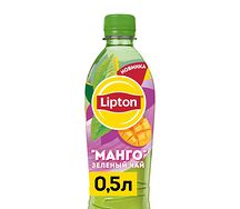 Холодный зеленый чай Lipton манго