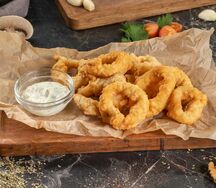 Кольца кальмара в пивном кляре