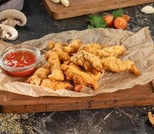 Мясные палочки в пивном кляре