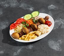 Кебаб с шампиньонами