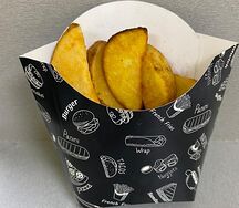 Картофель по-деревенски с соусом