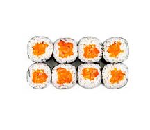 Ролл с лососем