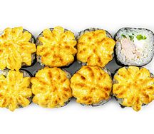 Запеченный с курицей