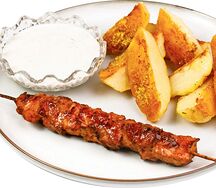 Шашлычки куриные с картофелем