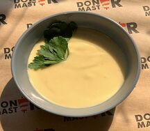 Сырный крем-суп с сухариками