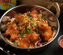 Салат Коул Слоу с хрустящей курочкой