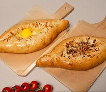 Хачапури с мясным фаршем и сыром