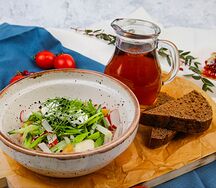 Окрошка на квасе