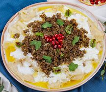 Азербайджанский хинкал с фаршем