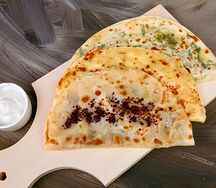 Кутаб с фаршем из говядины