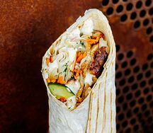 Шаверма с луком и морковкой по-корейски стандартная