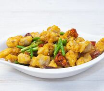 Хрустящий цыпленок с чили и арахисом Сян ла