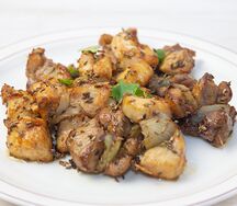 Курица на зубочистках по-синьцзянски