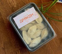 Пельмени китайские с кальмаром и белой рыбой