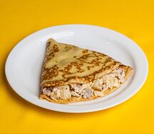 Блин с курицей и ананасами