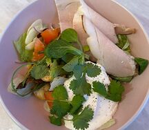Салат с бужениной и картофелем