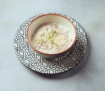 Сливочная гречка с пармезаном