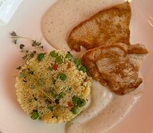 Стейк индейки с кус-кус