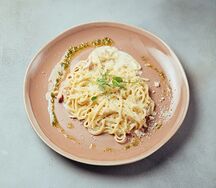 Паста с беконом