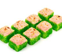 Запечённый ролл Калифорния с креветкой