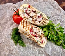 Шаурма с шашлыком из курицы