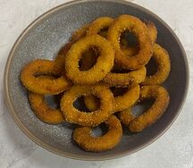 Луковые кольца с солью